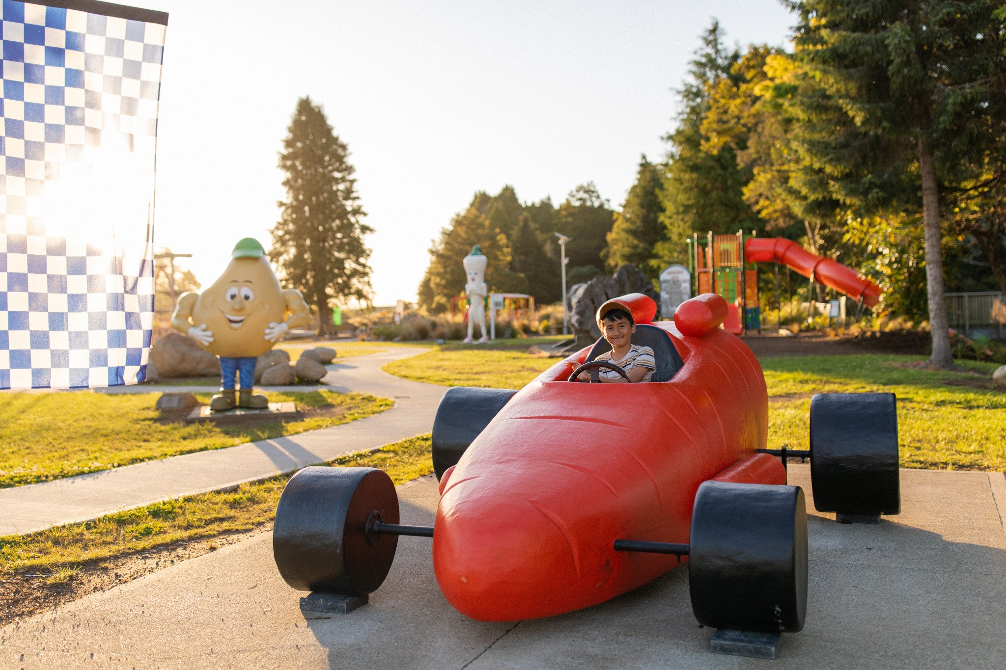 Kid Playing in the Carrot Rocket at the Ohakune Carrot Adventure Park - Visit Ruapehu.jpg